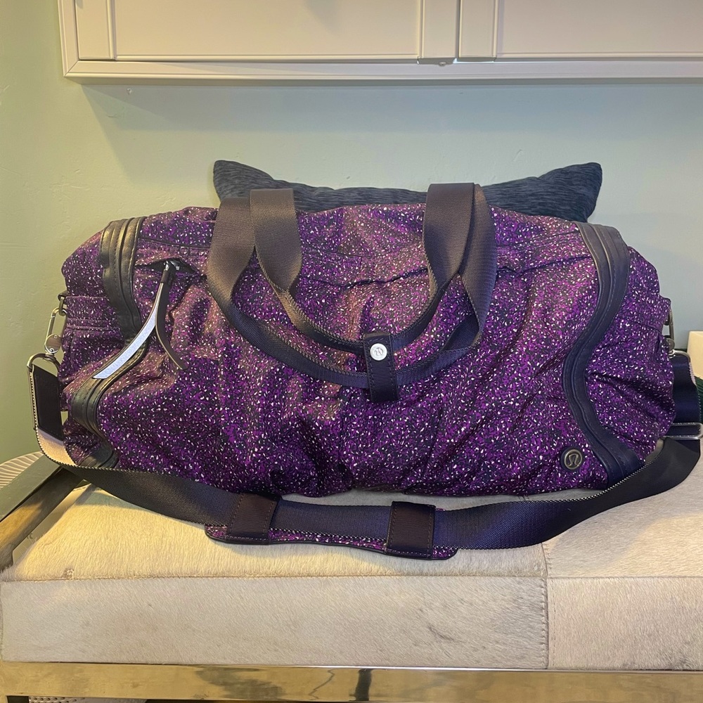 Lululemon Purple Gym Bag